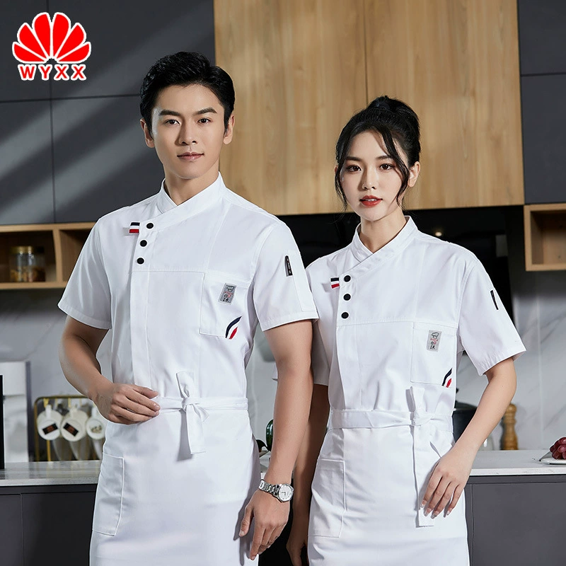 Летний отель комбинезон шеф-повара с длинными рукавами мужской Кейтеринг выпечка Ресторан Кухня Костюм Вестминстера шеф-повар отель
