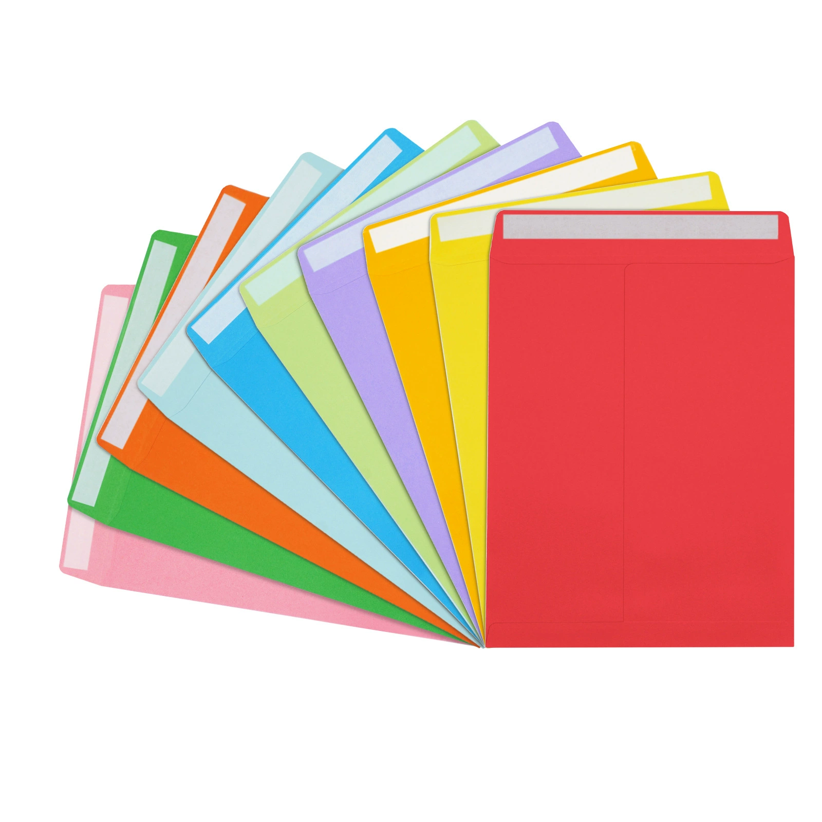 Amazon 9*12 Color Mail Envelope Chinese Large Self-adhesive Document Envelope Bag Malani Envelope Customized