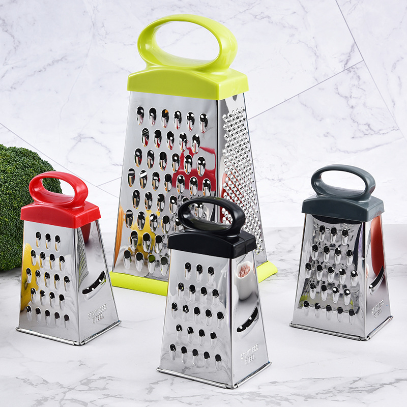 Acero inoxidable cepillado en forma de huevo de 5 pulgadas en forma de huevo de 9 pulgadas en forma de huevo cepillado multifunción rallador jengibre ajo queso moler barro