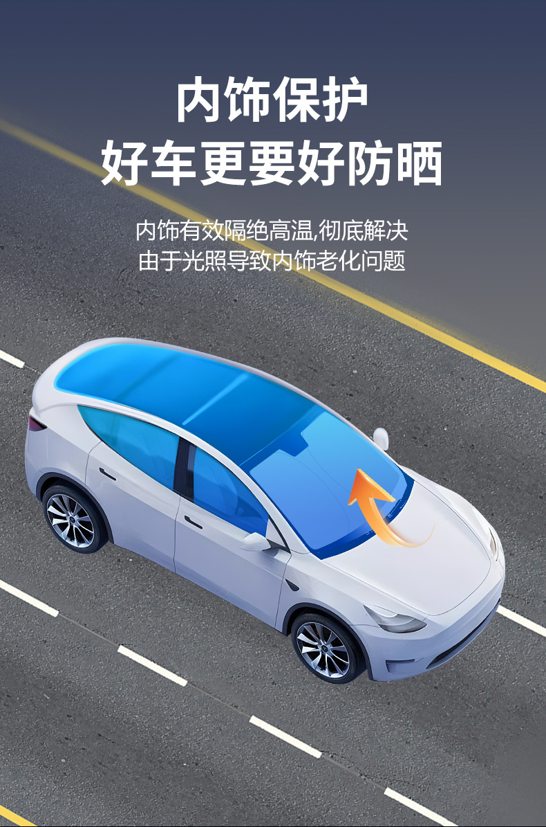 Cross-border car sunshade front gear sunscreen insulation front windshield window sunshade car parasol supplies