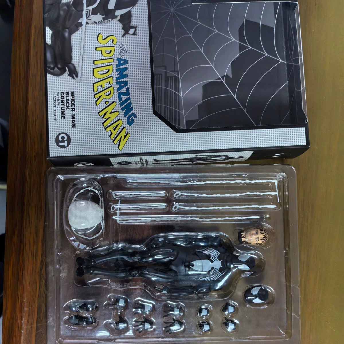 CT фабрика MAFEX147 Симбиоз Паук-Человек Комикс Издание Веном Битва Питер Паркер Модель Модель