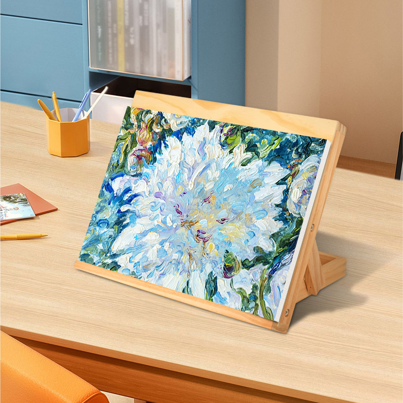 桌面画架折叠式可调节便携支架美术用品写生素描展示架