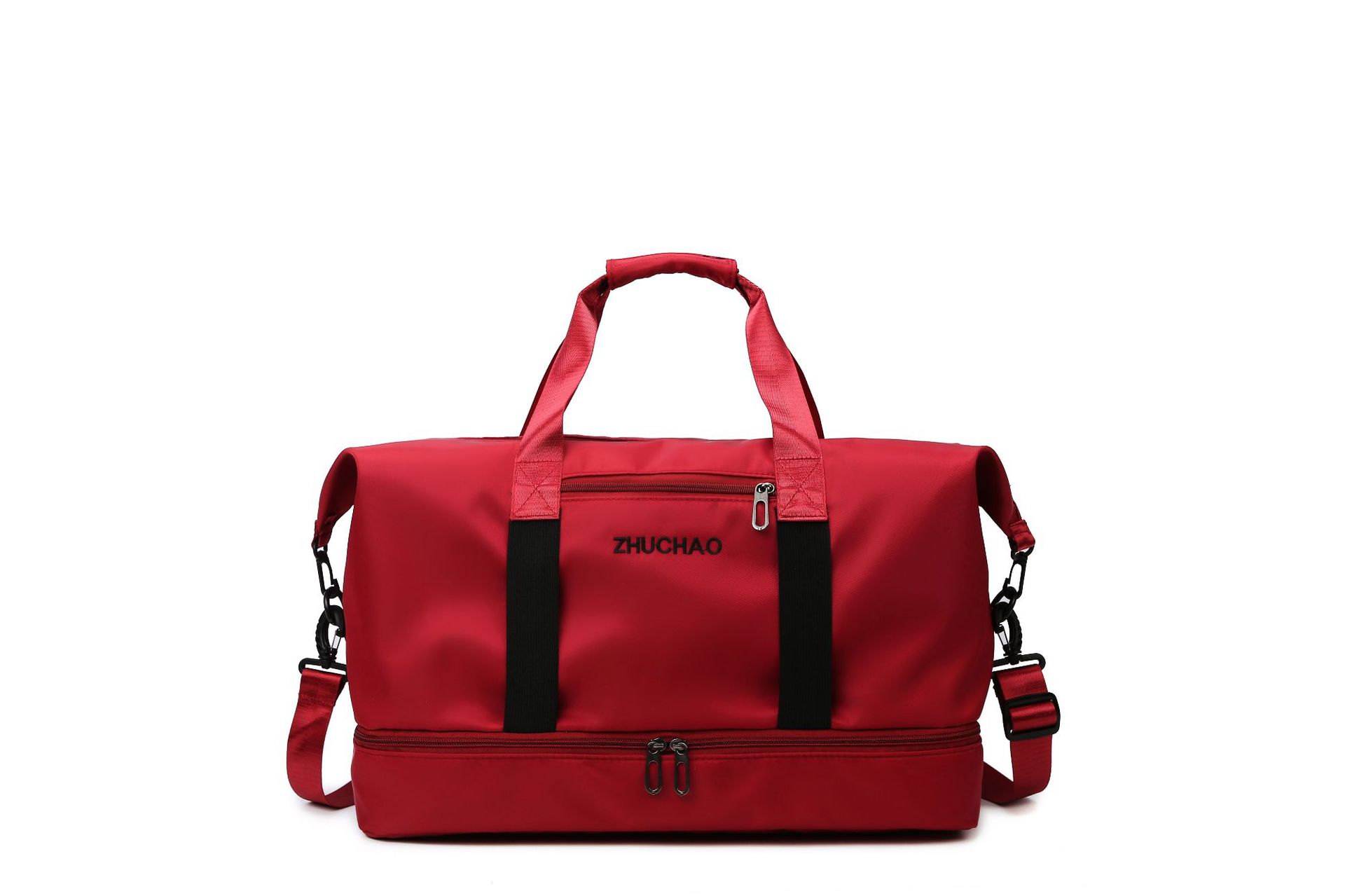 Nueva bolsa de fitness de yoga de separación seca y húmeda de gran capacidad, bolsa de equipaje de almacén de zapatos independiente de viaje multifuncional al por mayor