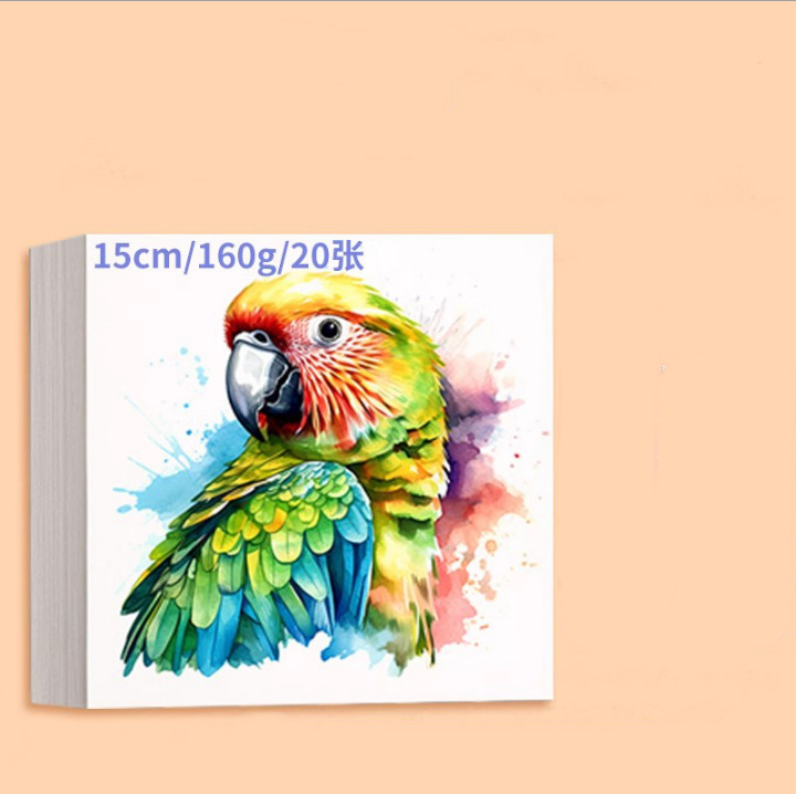 Tarjeta postal de papel de acuarela 300g engrosada pintura de arte cuadro tarjeta de papel de dibujo medio pulpa de madera gruesa tarjeta en blanco