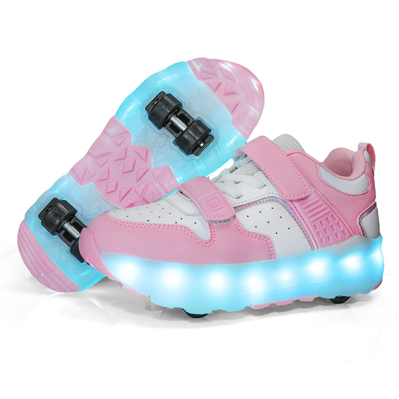 L2402 4륜 충전 핑크