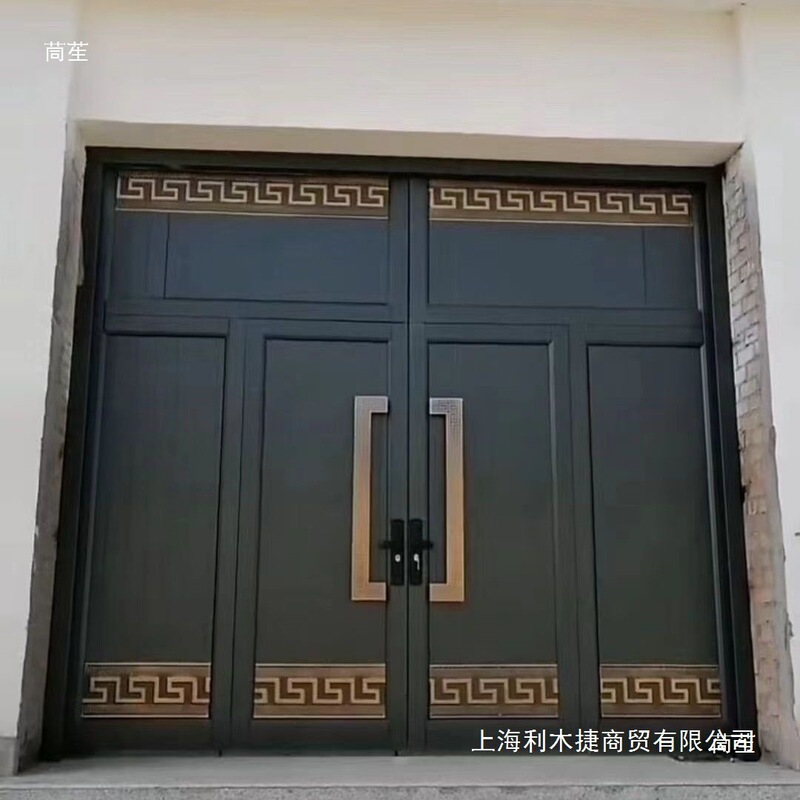 Painted Door, Rural Large Iron Door, Double Door, Entrance Door, Self-Built House Door, Chinese Retro Style, Others