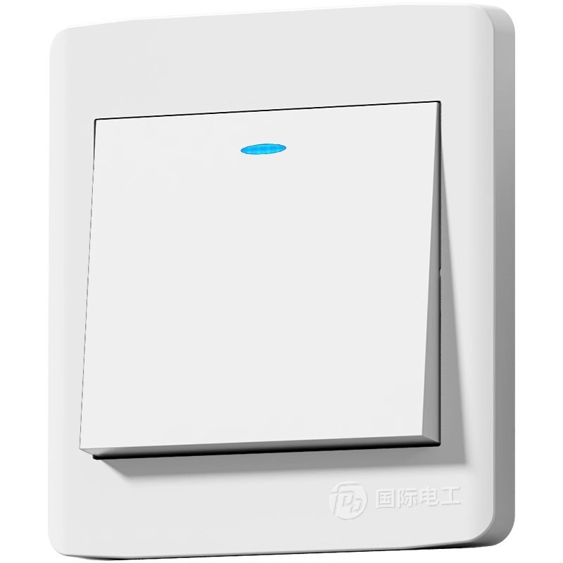 Panel de conmutación de control único de IEC, un cuatro simple doble luz de cabecera triple botón doméstico tipo 86 pared