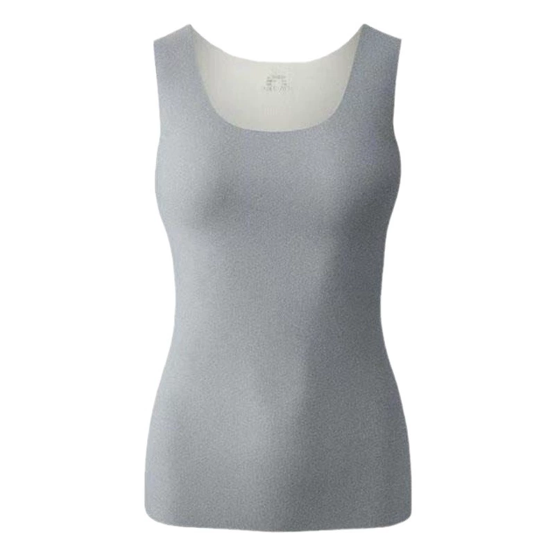 Новый двухсторонний бархатный теплый жилет женский осенний и зимний круглый воротник без следов без рукавов