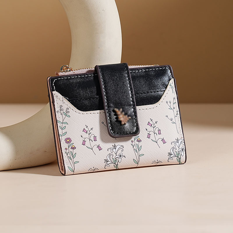 Insfeng nicho diseño original de la billetera corta de la mujer pequeña sensación fresca de alto nivel bolsas de tarjetas cero estudiantes explosivos transfronterizos