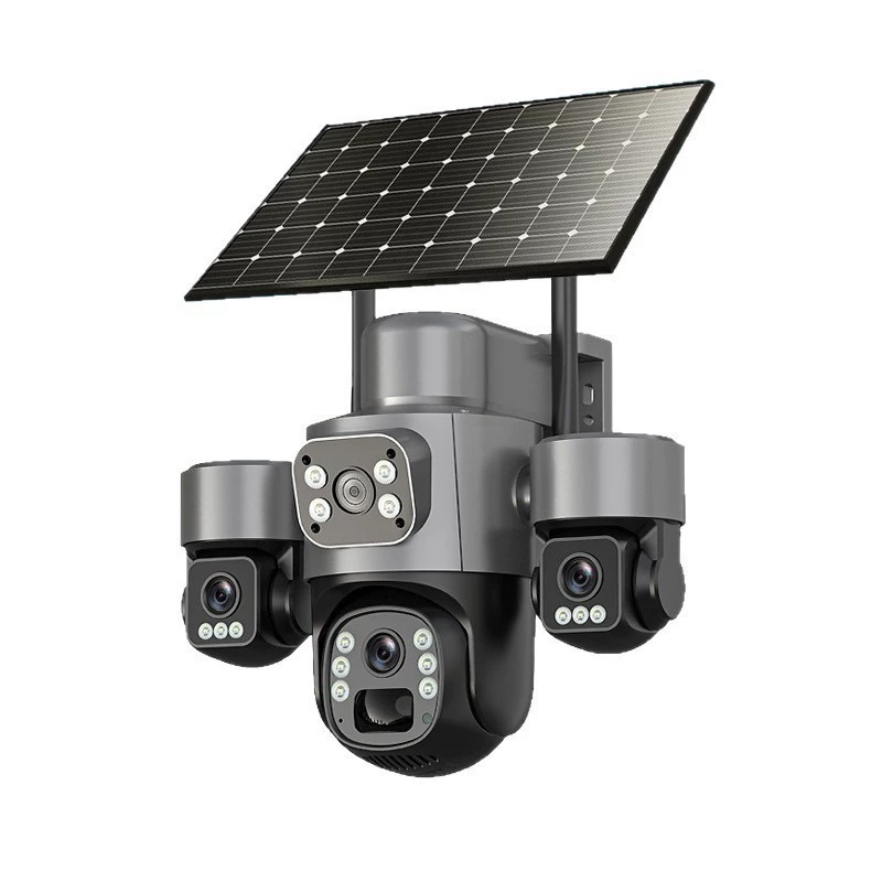 Беспроводная умная CCTV камера солнечная powered, монитор