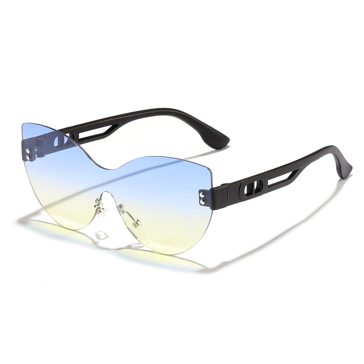 2024 nueva película marina para niños, película sin marco, uso de viajes, gafas de sol, gafas de moda de mariposa personalizadas