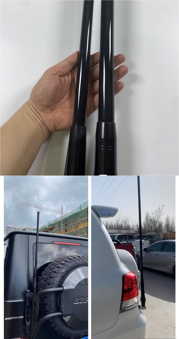 Front and Rear Bumper Bull Bars Thickened Car Decorative Antenna Off-Road Vehicle Suv Modified Car Antenna Flagpole