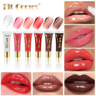 Fit Colors6 color hose nourishing rich lip gloss oil and water gloss mirror lip glaze liquid mouth red lip makeup cross-border
