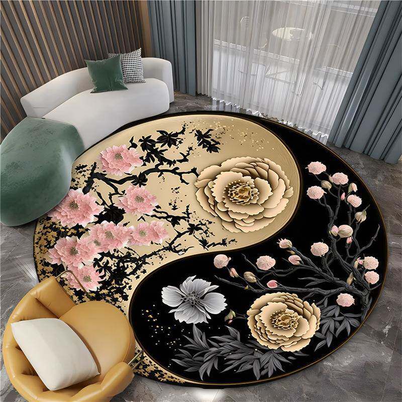 Alfombras de lana de cristal transfronterizas estadounidenses sala de estar gran área de sofá de mesa de té alfombra de dormitorio alfombra de cama fría a prueba de suciedad