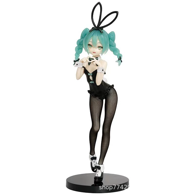 Серые одеяние Rabbit Girl Black Silk Series Hatsune Miku лучшеет сердце зайчика動漫 двухмерный милый сувенир подарок ручной работы