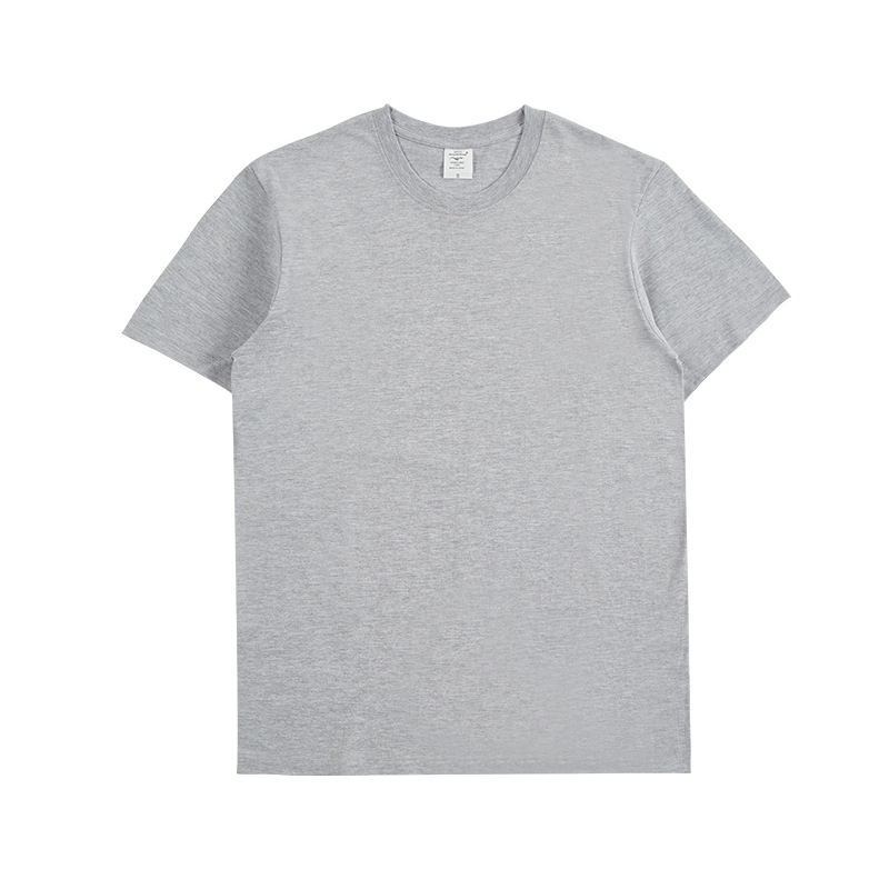 Marca de moda de algodón de manga corta camiseta de cuello redondo ropa de clase camisa cultural camisa publicitaria ropa de trabajo ropa de trabajo impresión personalizada patrón de logotipo