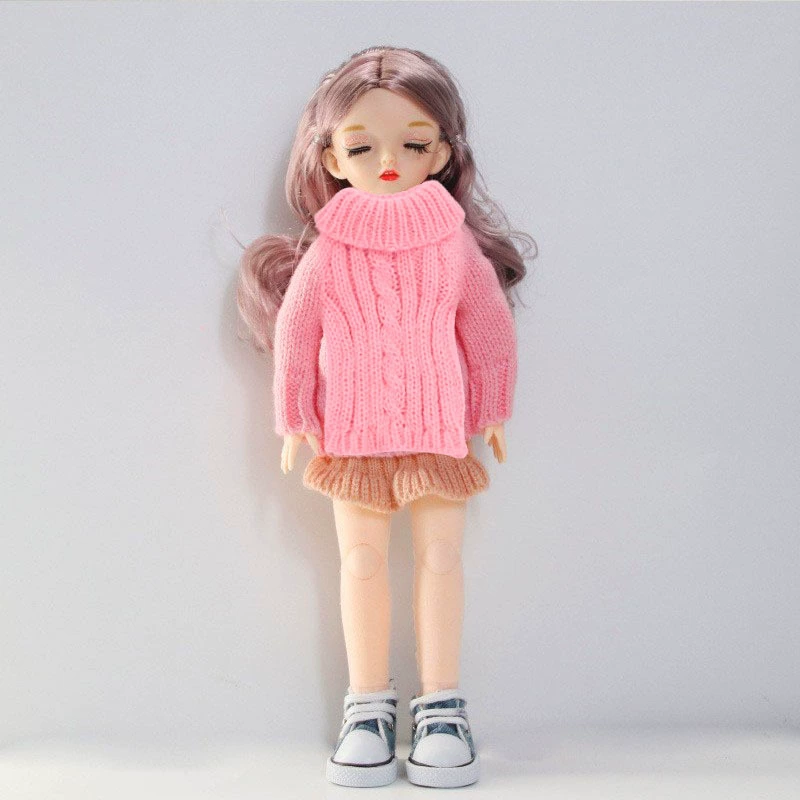 Игрушка, кукла, реалистичные ложные ресницы, 30 см