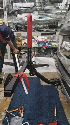 Outdoor cycling car rear hanging Car bike rack