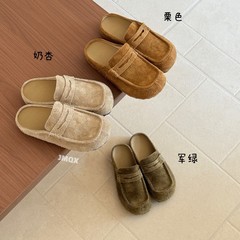 平底百搭软底包头拖鞋女2025新款女款外穿勃肯鞋半拖防滑不累脚
