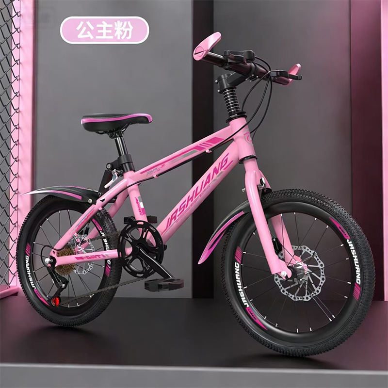 Bicicleta de montaña adolescente niño niña bicicleta amortiguador de freno de goma de cambio de velocidad ligera montar freno sensible image 26