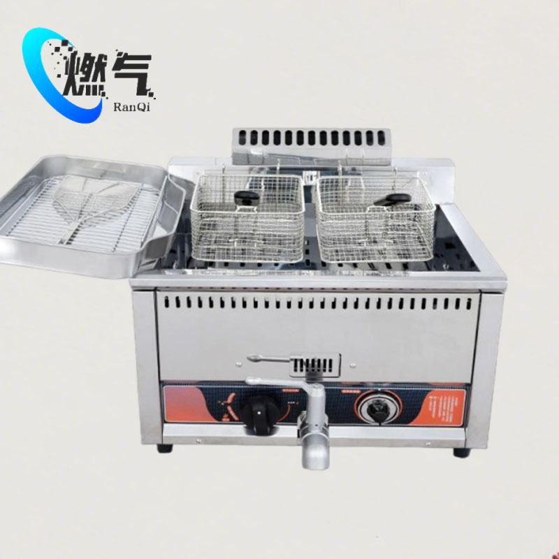 源头工厂台式摆摊创业油炸锅自助恒温不锈钢鸡排油条薯条电炸锅炉