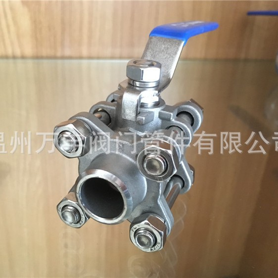 201不锈钢阀门 三片式焊接球阀 Q61F三片式对焊球阀 高温球阀