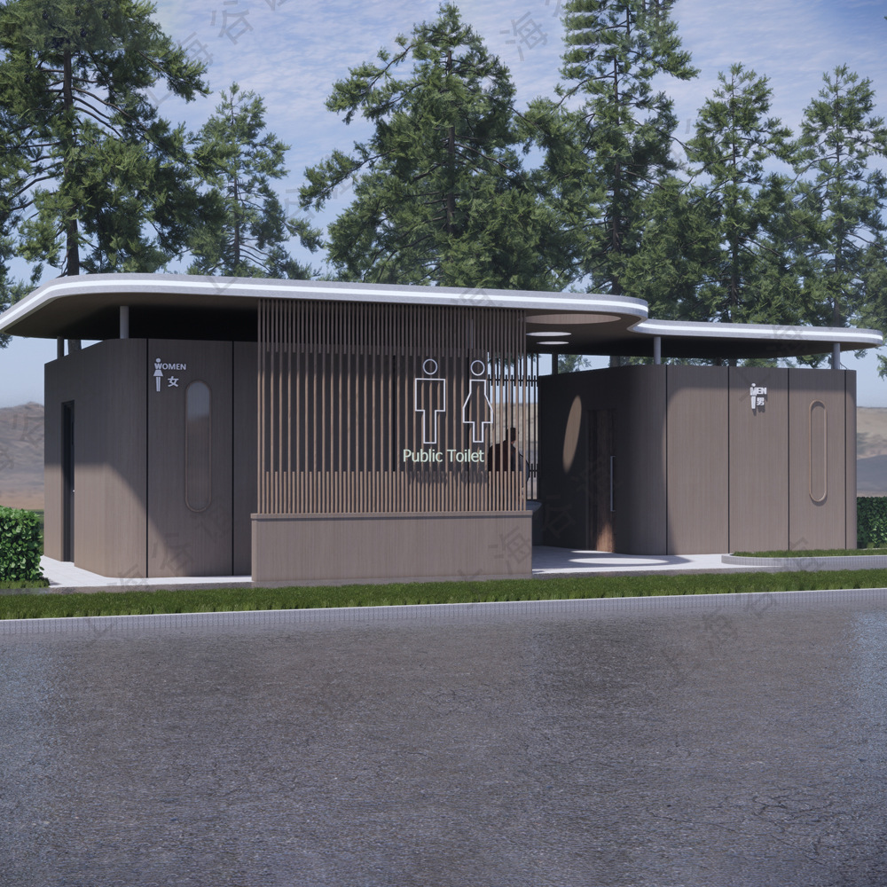 装配式公厕成品移动景区公共卫生间钢结构时尚可移动公园洗手间