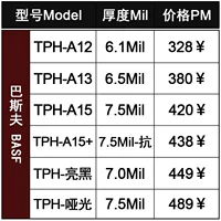 Трансграничная фабрика прямых продаж TPH невидимая автомобильная краска защитная пленка PPF BASF Автоматический ремонт прозрачной анти-царапины
