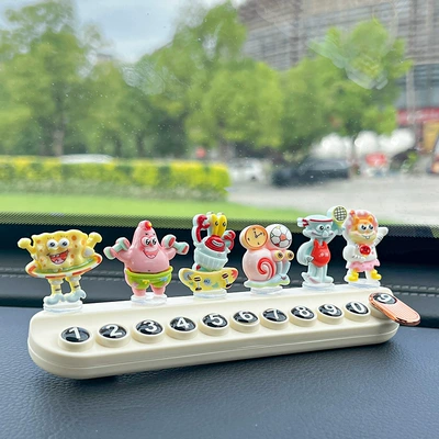 Phone Plate Aromatherapy Car Interior – Nömrəli dayanma kartı