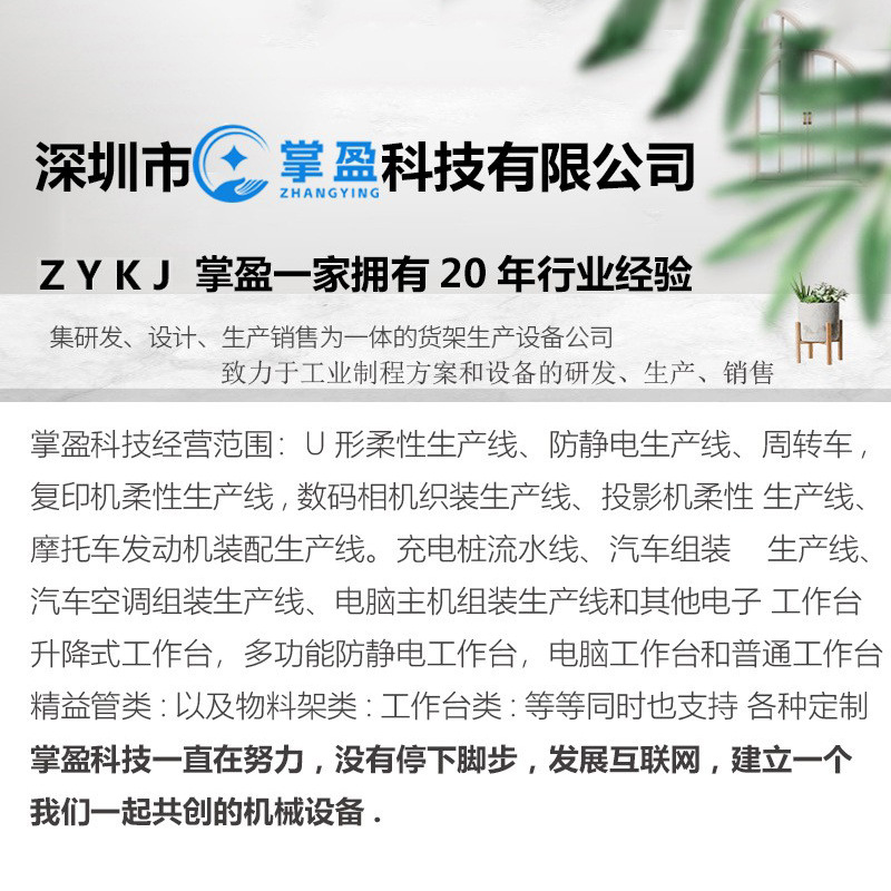 Сборочная линия Zhangying с бесплатным проектированием