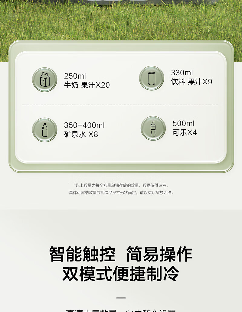 Midea Car Refrigerator for Car, Home, and Outdoor Use, Mini Compact Car Freezer and Refrigerator CL-9SM