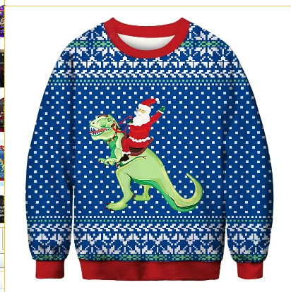 2024 venta caliente 3D impresión digital spot hombres casual todo-fósforo hombro de manga larga suéter suelto cuello redondo