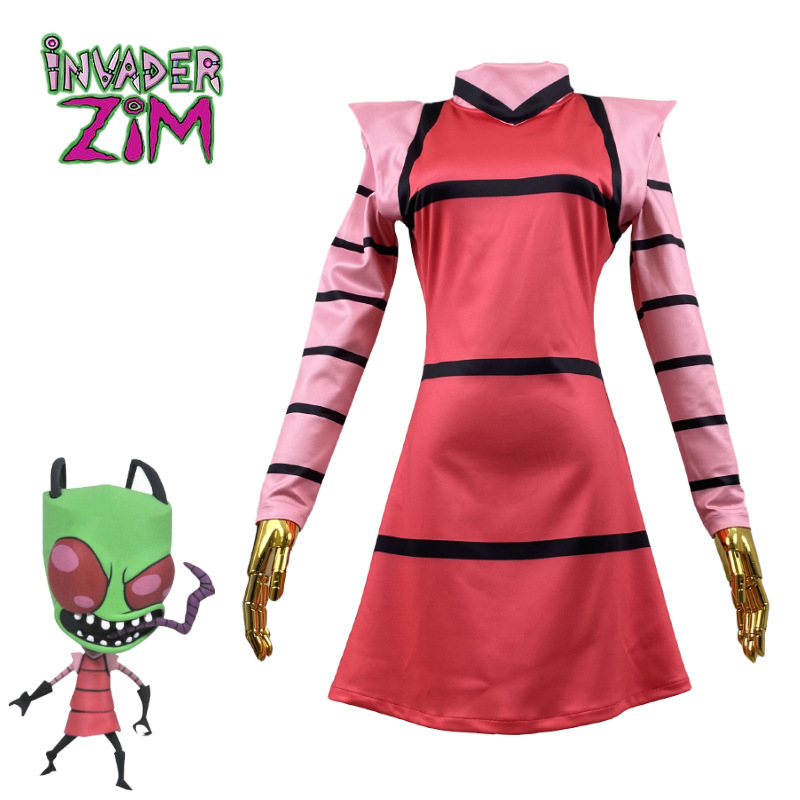 Alien Invader ZIM dress cos clothing magic entrance cosplay Halloween suit factory wholesale