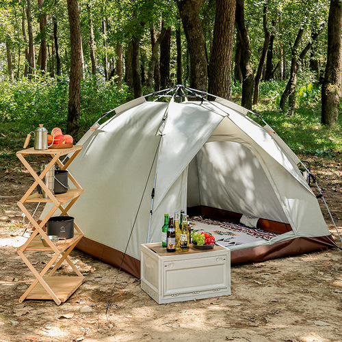 Self-driving camping tent for 3-4 people Outdoor camping fully automatic quick-open tent rain-proof and sun-proof portable tent