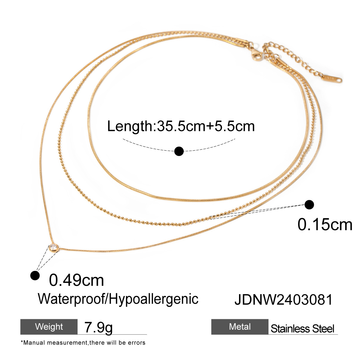 Jie Ding Collar de amor de acero inoxidable europeo y americano Pendientes simples de alta gama No se desvanece Joyas de acero de titanio Joyas transfronterizas Mujeres