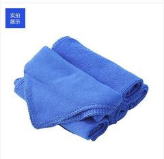 Microfiber Car Wash Towel, Non-Slip, Car Cleaning Cloth, Blue, 30*30, Automotive In-Car Supplies