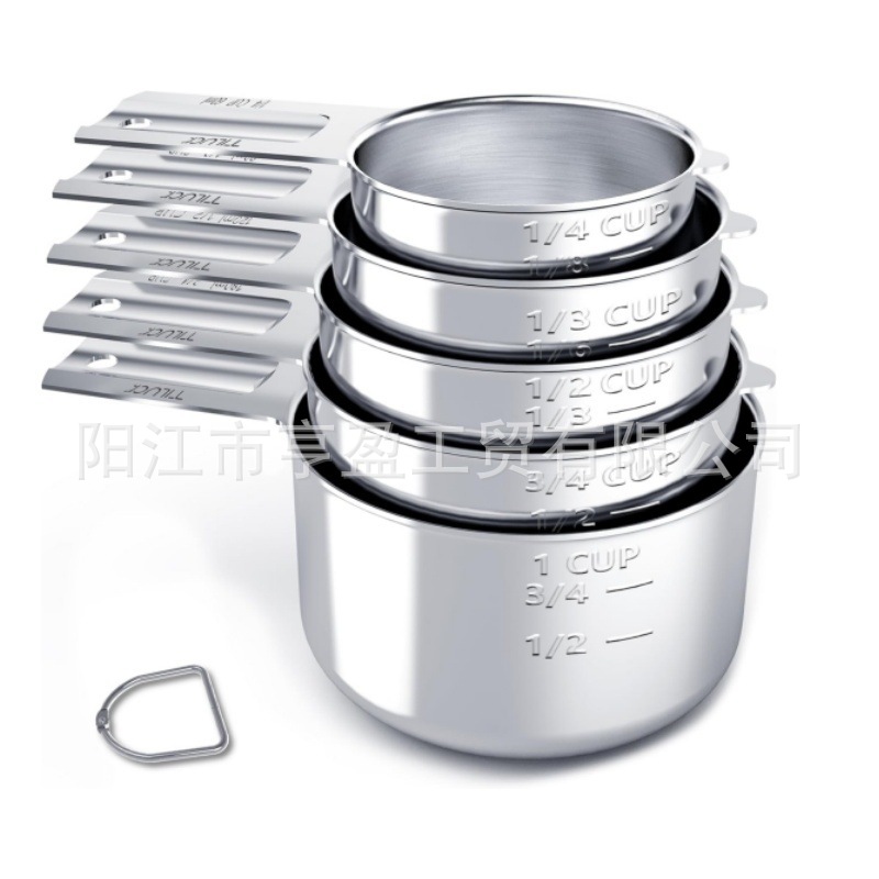 Amazon cucharas de pez de acero inoxidable 13 piezas con boquilla de desvio cucharas de medición con sabor cucharas de medición de escala taza de medición image 8