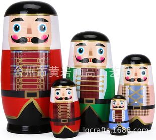 Wooden Stacking Dolls Handmade Toys Wooden Russian Nesting Dolls Wooden Crafts