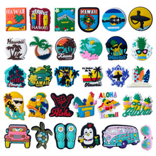 2024夏威夷系列HAWALL洞洞鞋鞋花鞋扣 PVC鞋花扣装饰配件Croc cha