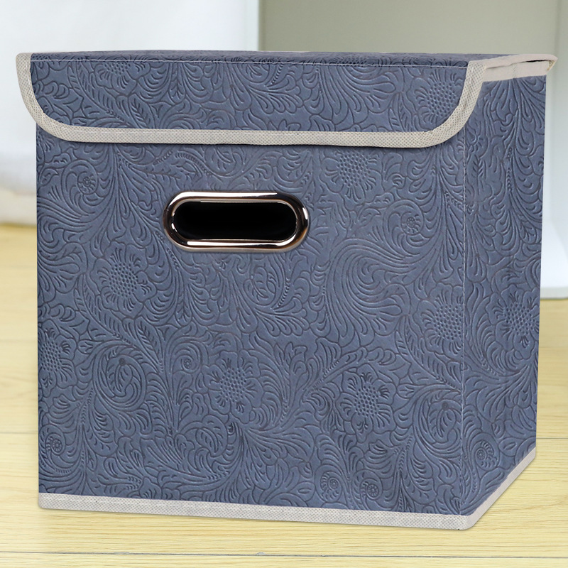 Amazon descubierto caja de almacenamiento de juguete cesta plegable caja de almacenamiento cajón armario caja de almacenamiento al por mayor