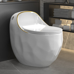 家庭用卵型カラフルなクリエイティブトイレセラミック消臭防滴大型パイプサイフォンサイレントトイレクロスボーダー