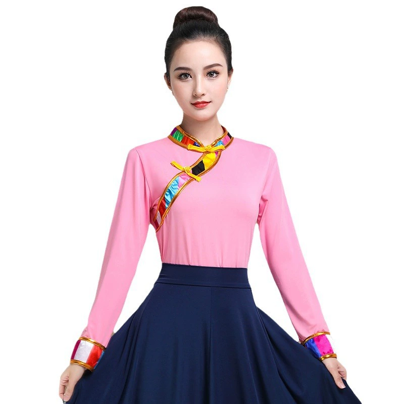 Весенняя и летняя площадь танцевальная юбка новая длинная юбка танцевальная юбка