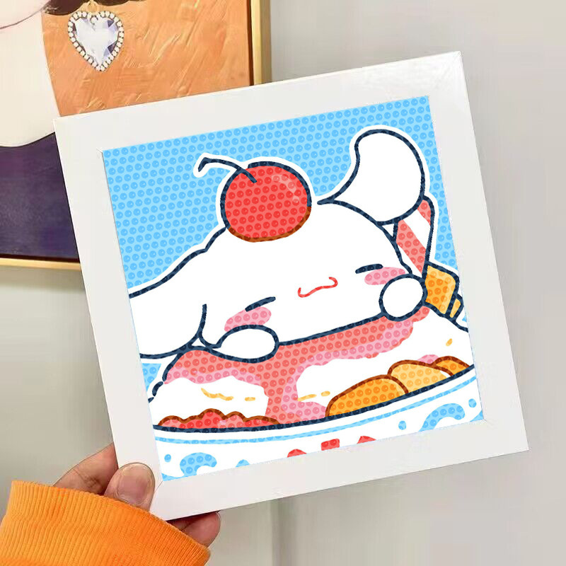Nuevo dibujo de diamante infantil de labu diy pegatinas de diamante con marcos de fotos hechas a mano diy puzzle pegatinas de mampostería image 190