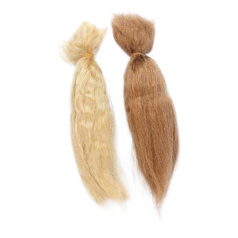 Reborn suministro de mohair para enraizamiento reborn baby doll mohair pelo