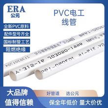 公元PVC电线管穿线绝缘阻燃线管16 20 25 32 40 轻中型家装工装