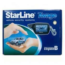 俄语 2-WAY CAR ALARM SYSTEM Twage Starline B9 汽车防盗报警器