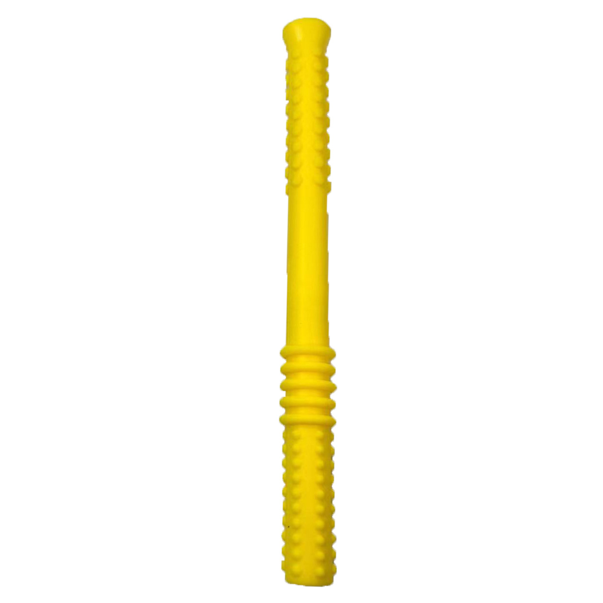 Straight-through teething stick (yellow)