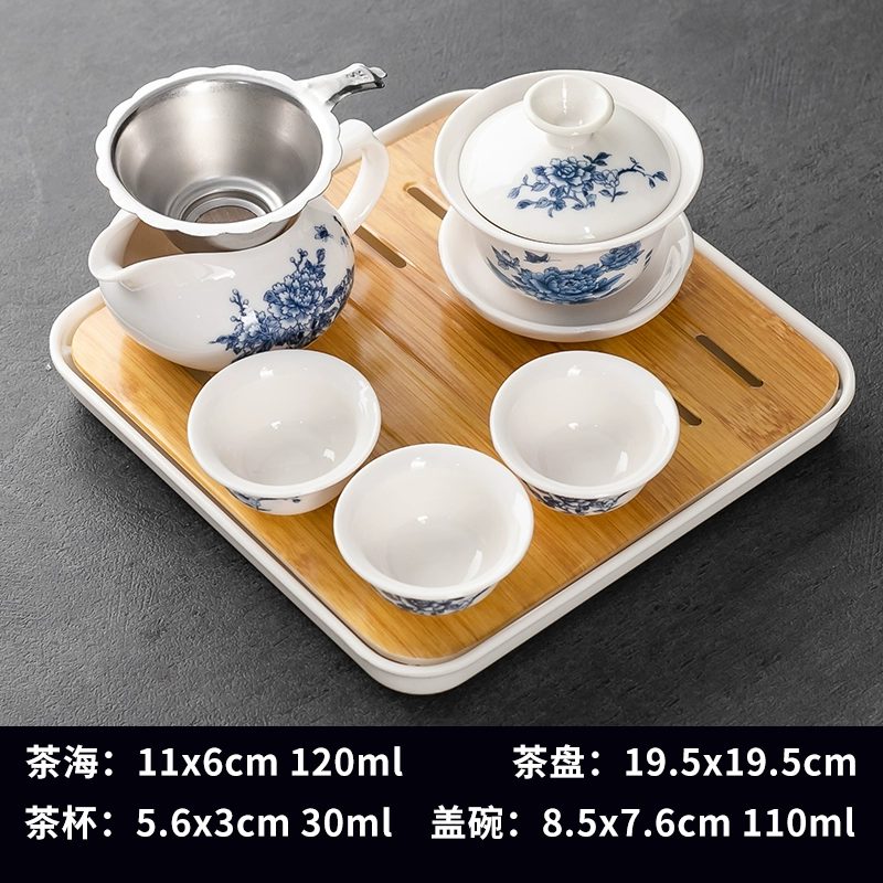 Tea set, ceramic tea cup, simple and elegant design