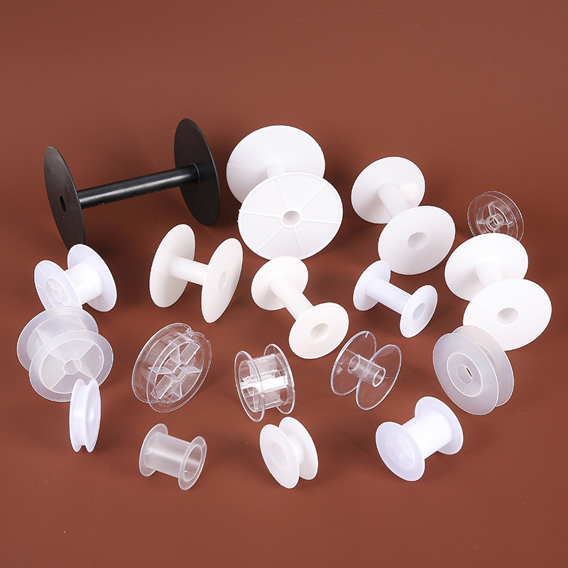 Transparent Plastic I-Shaped Spool, Empty Spool, Winding Tube, Line Barrel, Fishing Line Storage Core, Factory Direct Sale