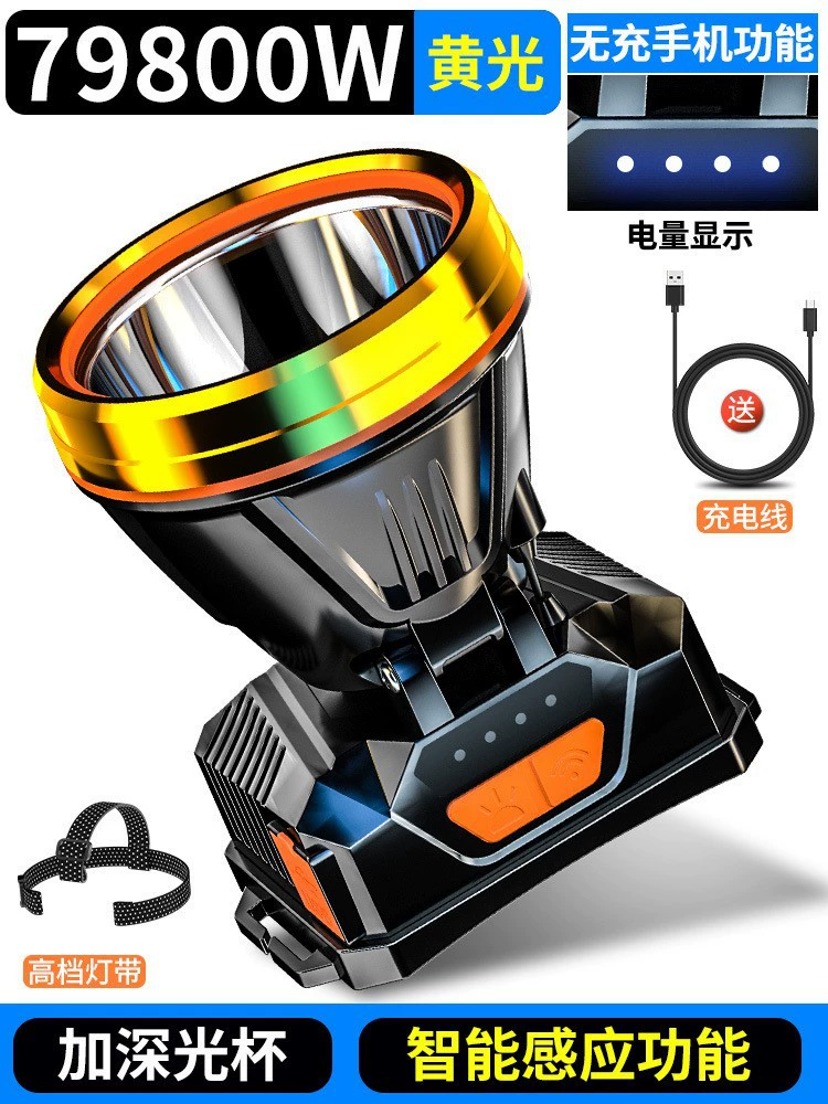 Lantern, super bright travel miner's lamp outside climbing, lights for fishing, flashlight, new collection